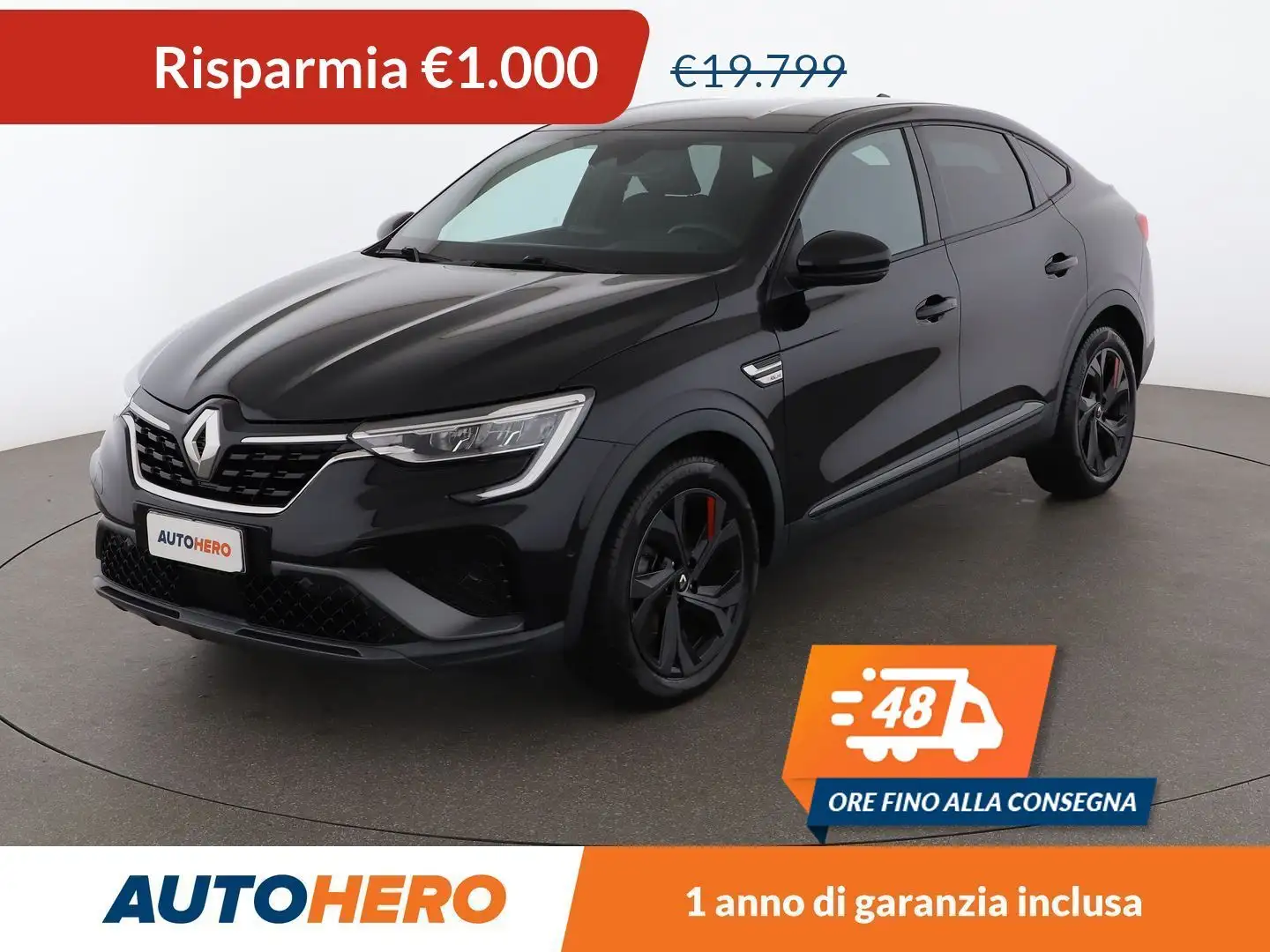 Renault Arkana 1.6 Hybrid E-Tech R.S. Line FHEV Nero - 1