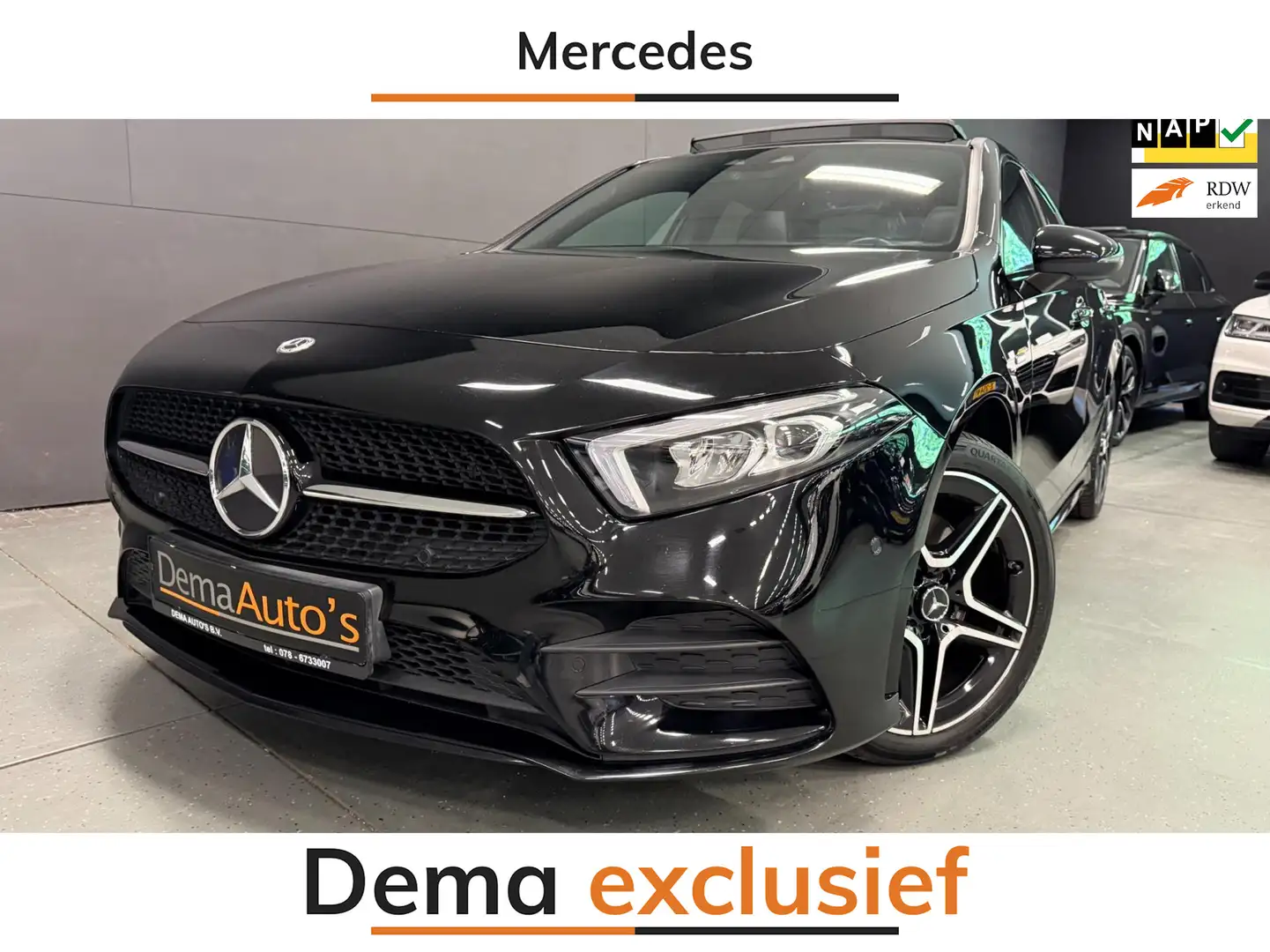 Mercedes-Benz A 250 e AMG PREMIUM 218PK PANO/SFEERVERL/NAVI/DAB/LED/V- Nero - 1