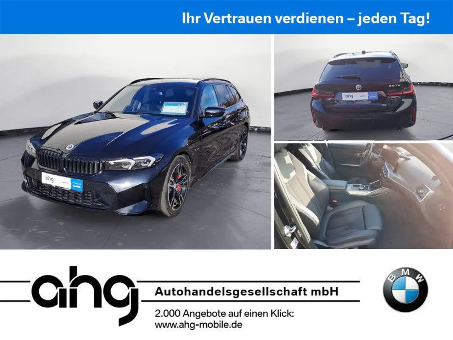 BMW 320 e Touring Facelift M Sportpaket Pro AHK Adapt Noir - 1
