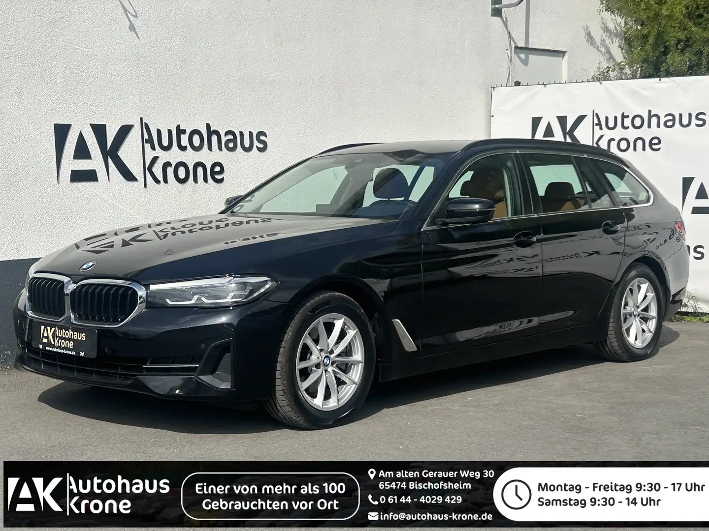 BMW 520 d Mild Hybrid *LIVE COCKPIT PROF* LED*KAMERA*CARPL Noir - 1