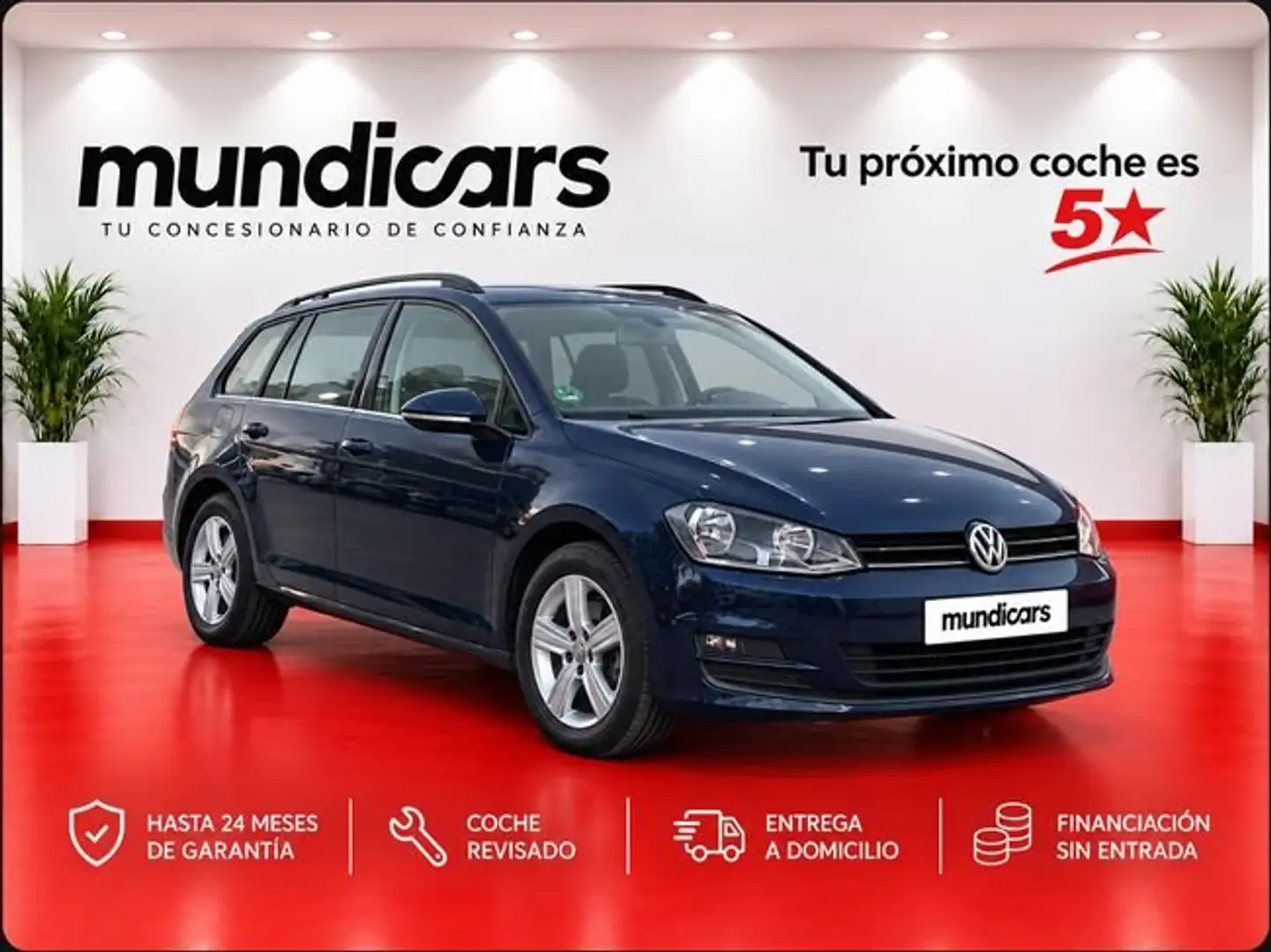 Volkswagen Golf Variant Advance 1.4 TSI 122cv BMT DSG Azul - 1