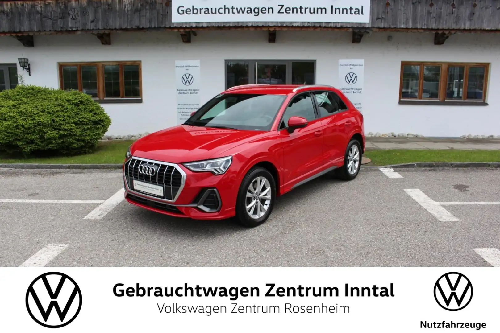 Audi Q3 S line 40 TFSI quattro S tronic (MatrixLED,Navi) Rouge - 1