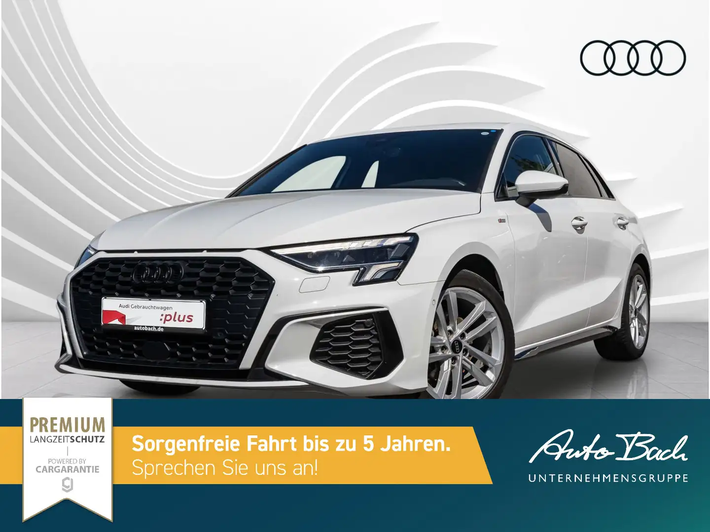 Audi A3 S line 30TDI Navi LED virtual GRA E Weiß - 2
