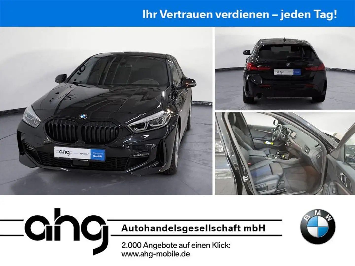 BMW 118 i M Sport Klimaaut. Sportsitze PDC HIFI Schwarz - 1