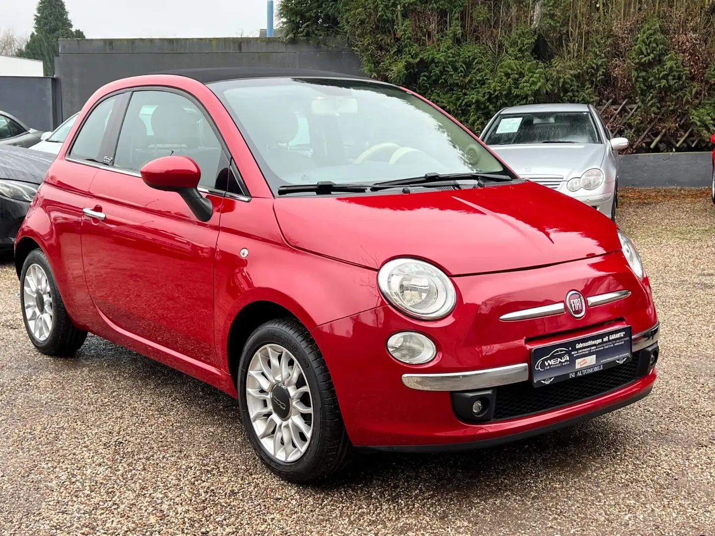 Fiat 500 "Cabrio"Klima"PDC"Garantie Rood - 2