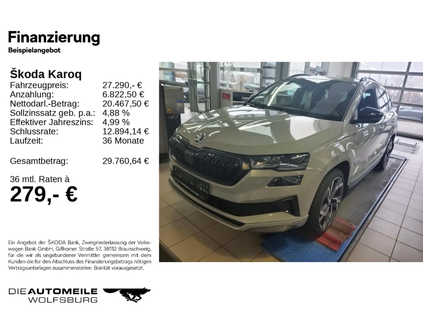 Skoda Karoq 1.5 TSI DSG Sportline AHK/ACC/Multilenk Grau - 2