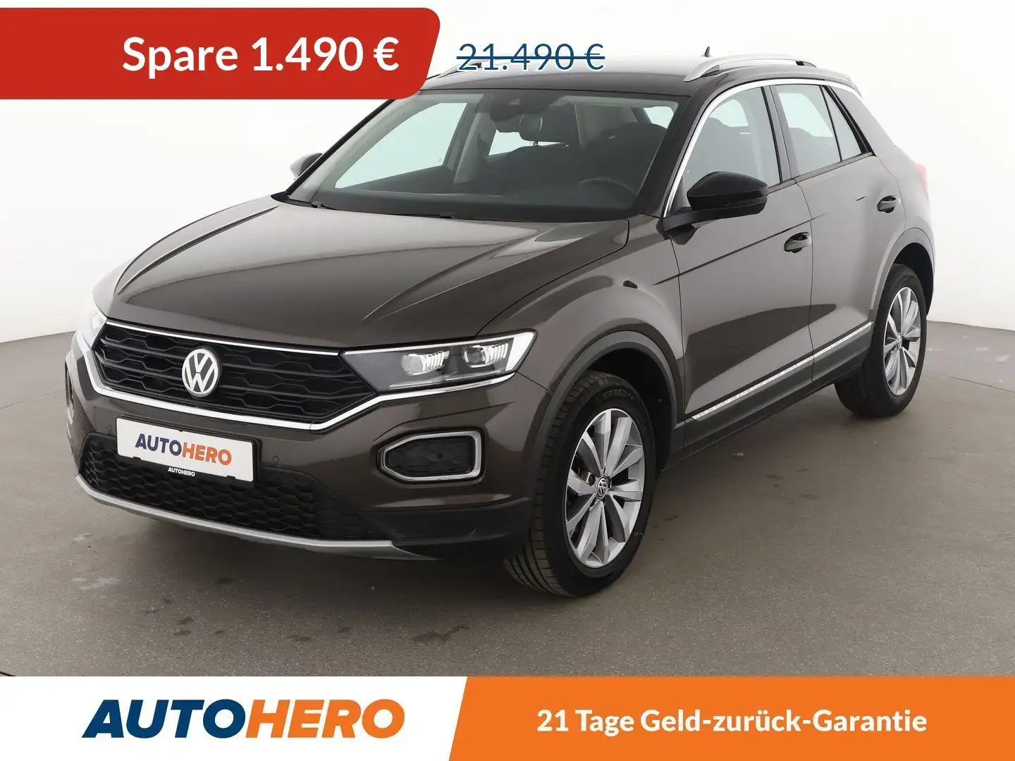 Volkswagen T-Roc 1.5 TSI ACT Style*NAVI*ACC*LED*PDC*SHZ*AHK* Braun - 1