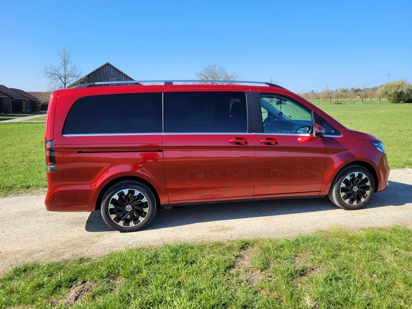 Mercedes-Benz V 300 lang MOPF2, GARANTIE, Avantgarde Plus, AHK, VOLL Roşu - 1