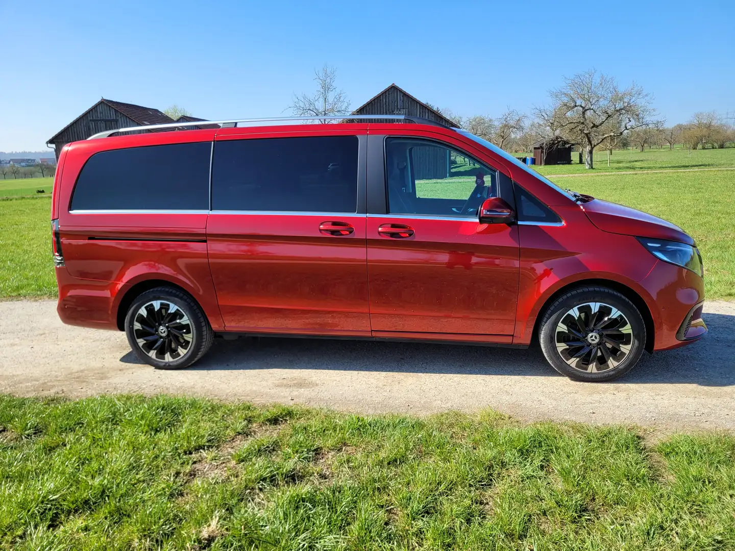 Mercedes-Benz V 300 lang MOPF2, GARANTIE, Avantgarde Plus, AHK, VOLL Roşu - 2