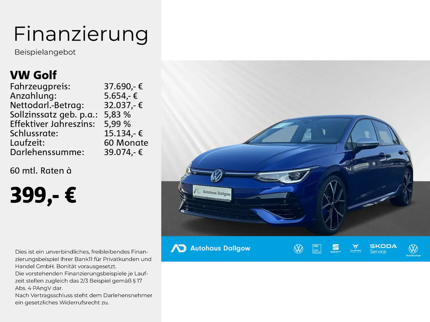 Volkswagen Golf R 2.0 TSI DSG 4 Motion+ LED+ NAVI+ PDC+RFK+ plava - 2