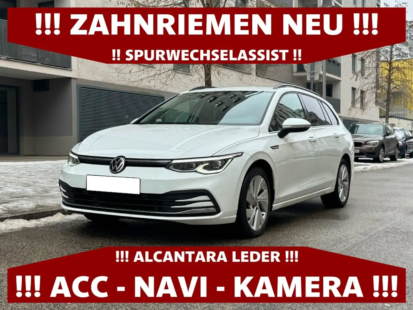 Volkswagen Golf Variant 2,0 TDI Style DSG | MATRIX LED | ALCANTARA | NAVI Blanc - 1