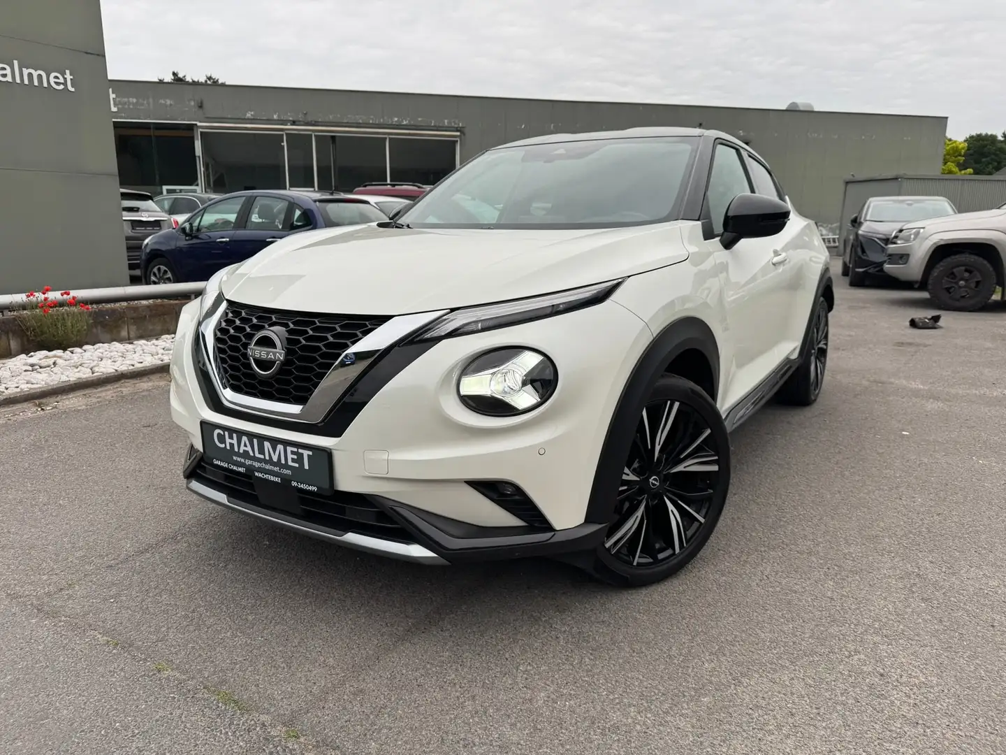 Nissan Juke 1.0 DIG-T N-Design + Leder + Cold Pack / GARANTIE Bianco - 1