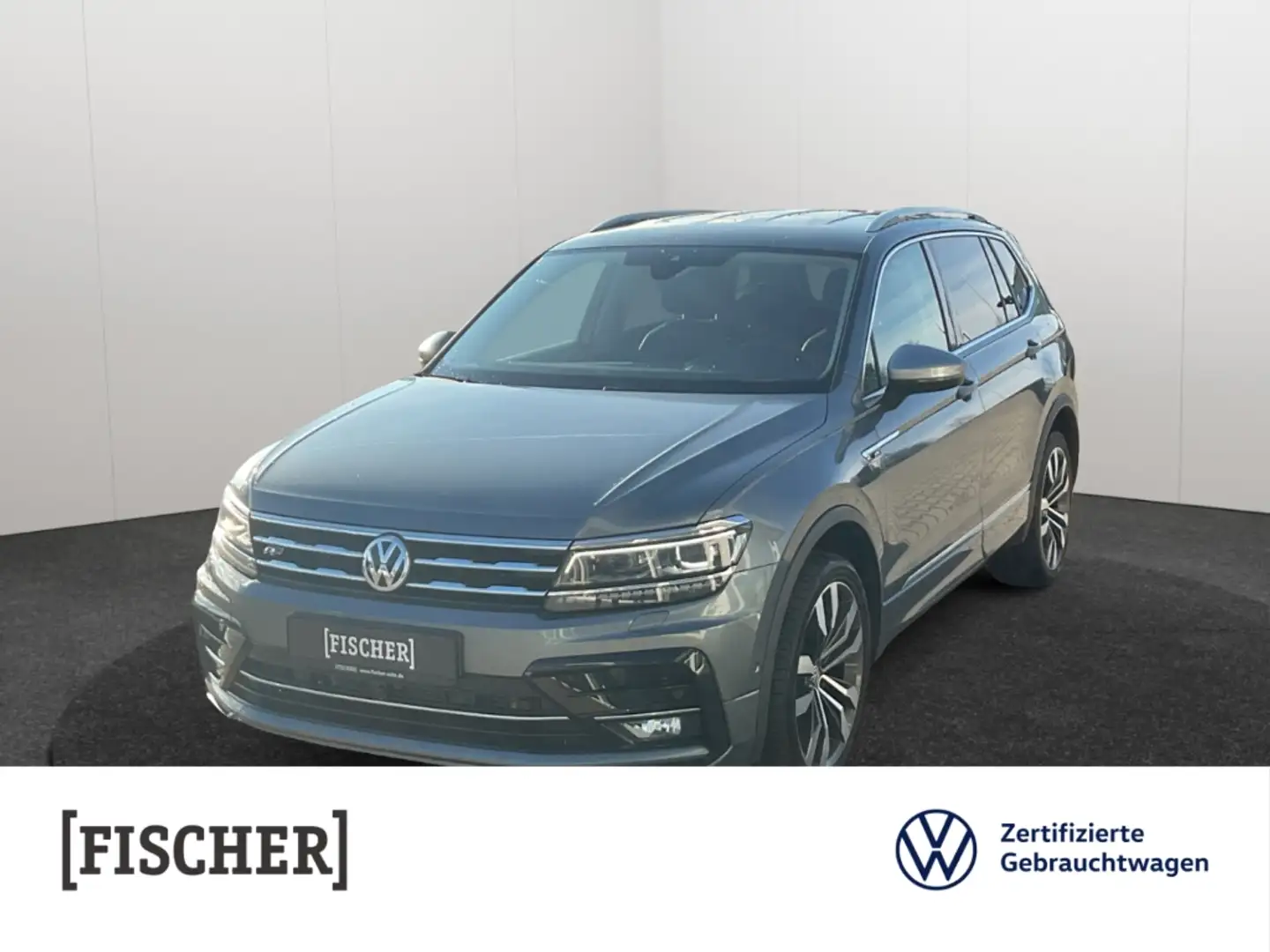 Volkswagen Tiguan Allspace 2.0TDI 4Motion DSG Highline LED STHZ Navi 360° ACC Grau - 1