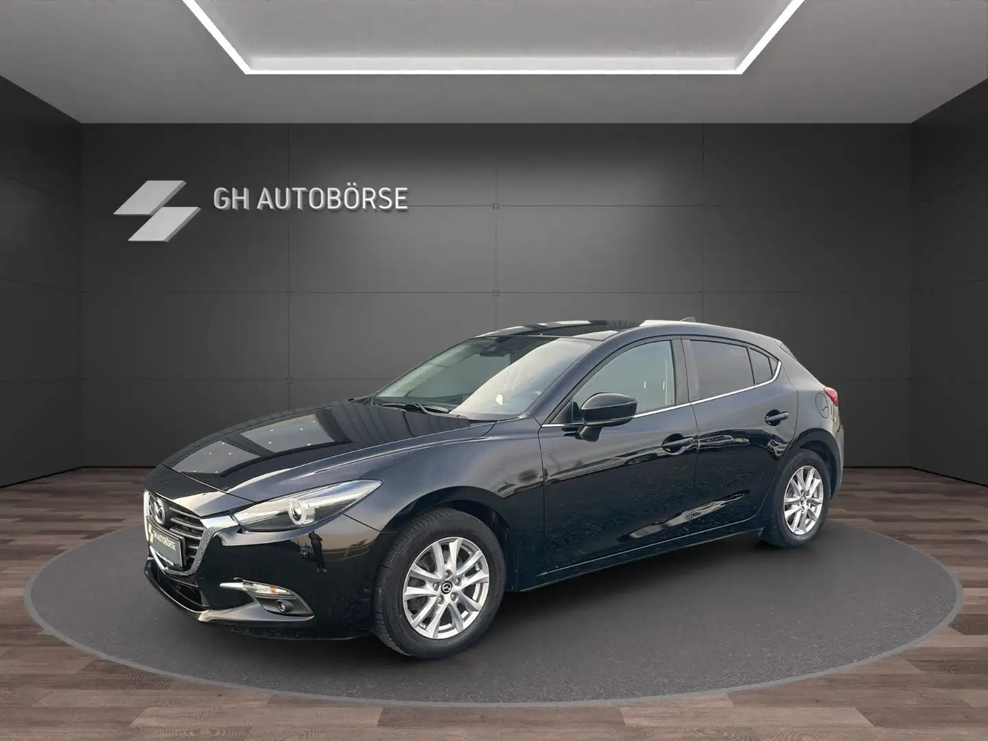 Mazda 3 Lim. Exclusive-Line|HUD|TOTWINKEL|LED|NAVI|SZH Schwarz - 1