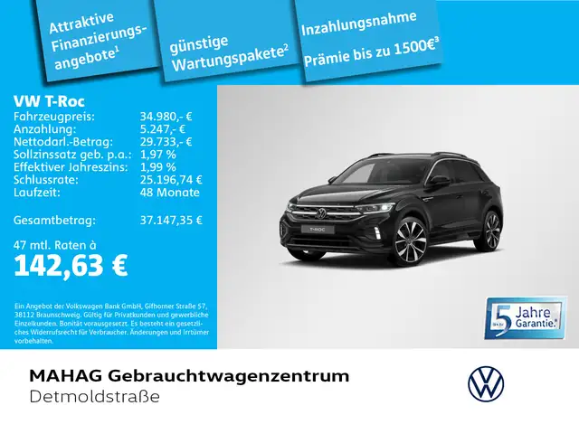 Volkswagen T-Roc T ROC R Line 2.0 TDI IQ.Light AHK IQ.Drive NAVI