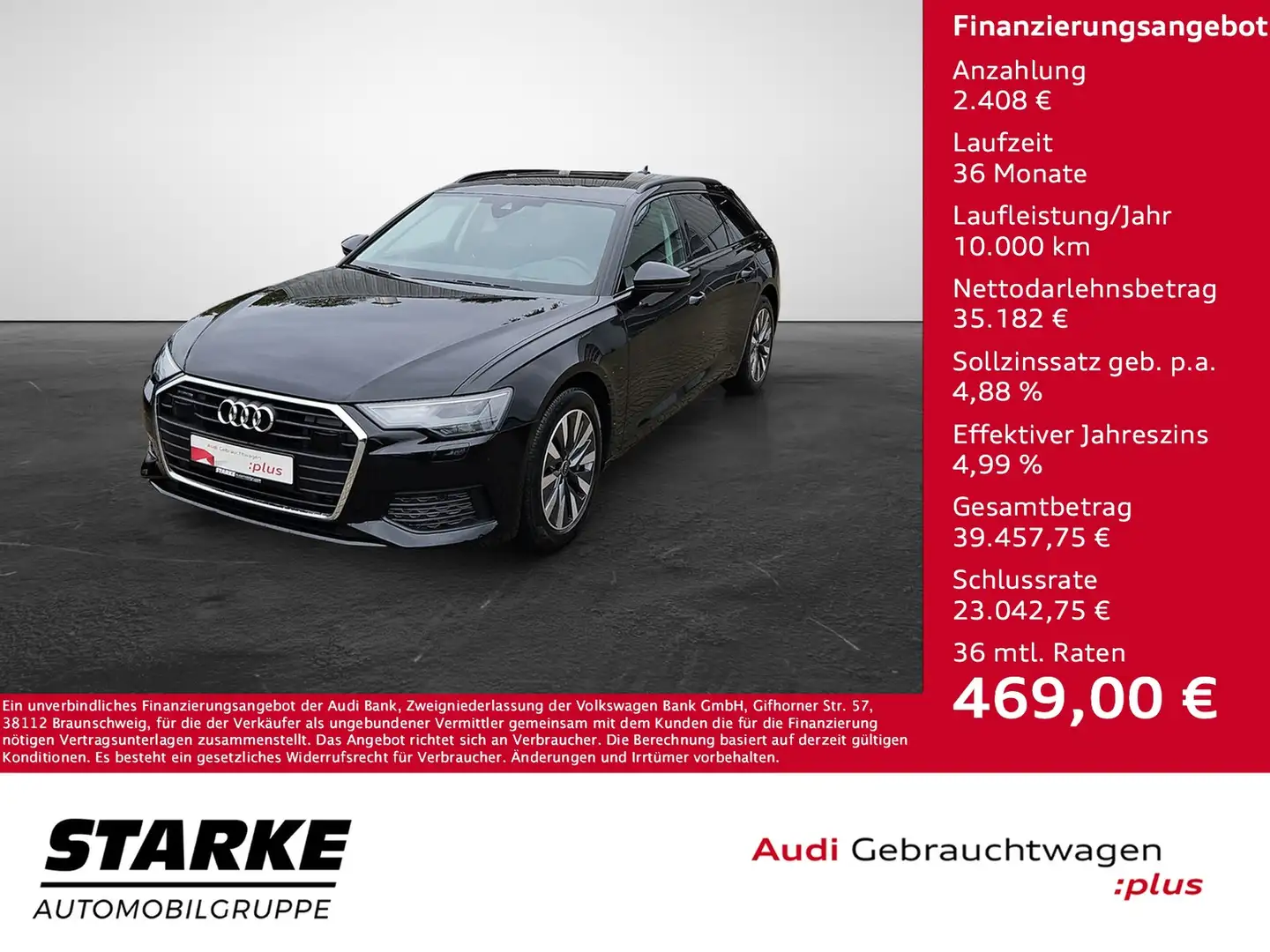 Audi A6 Avant 50 TFSI e S tronic quattro NaviPlus LED A... Schwarz - 1