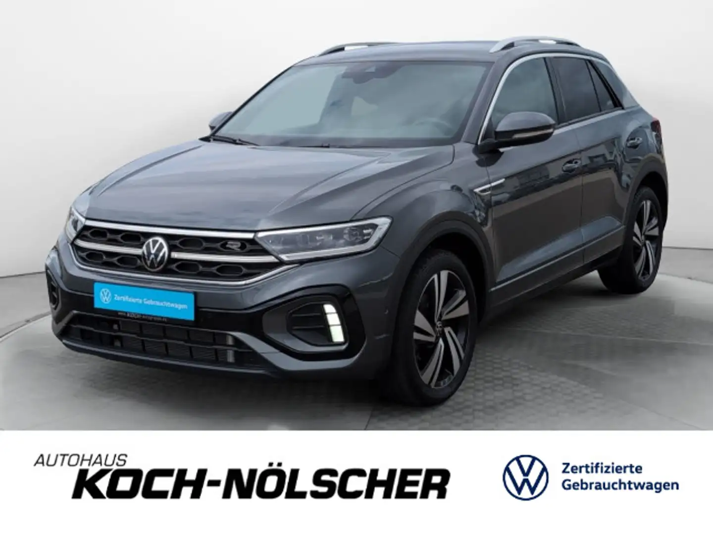 Volkswagen T-Roc 1.5TSI R-Line DSG Navi LED AHK beats Kamer Grau - 1