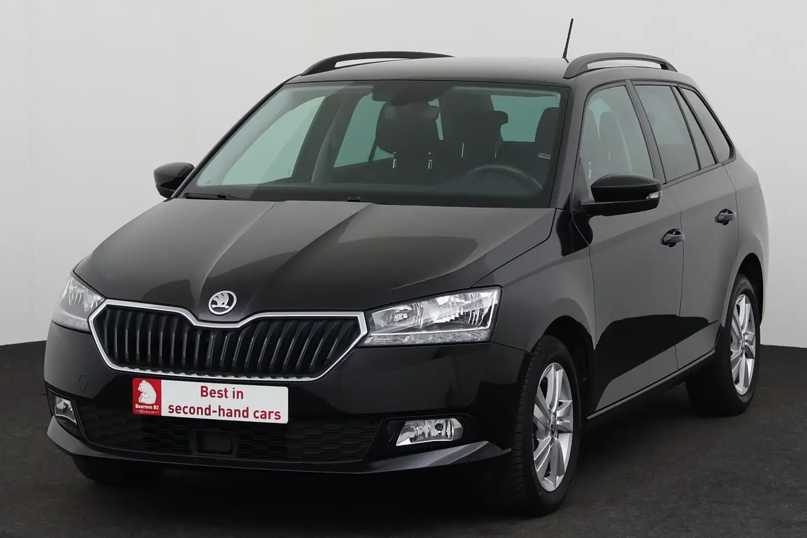 Skoda Fabia COMBI AMBITION 1.0 TSI + GPS + PDC + ALU Zwart - 1