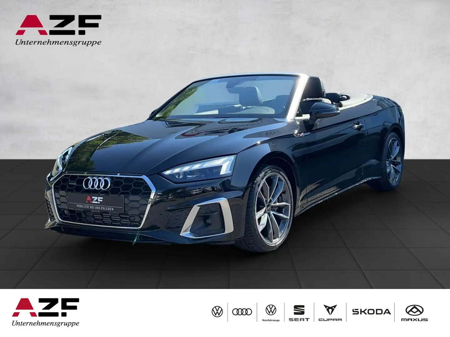 Audi A5 A5 Cabrio S line 40 TFSI quattro S tronic+NAVI P Schwarz - 1