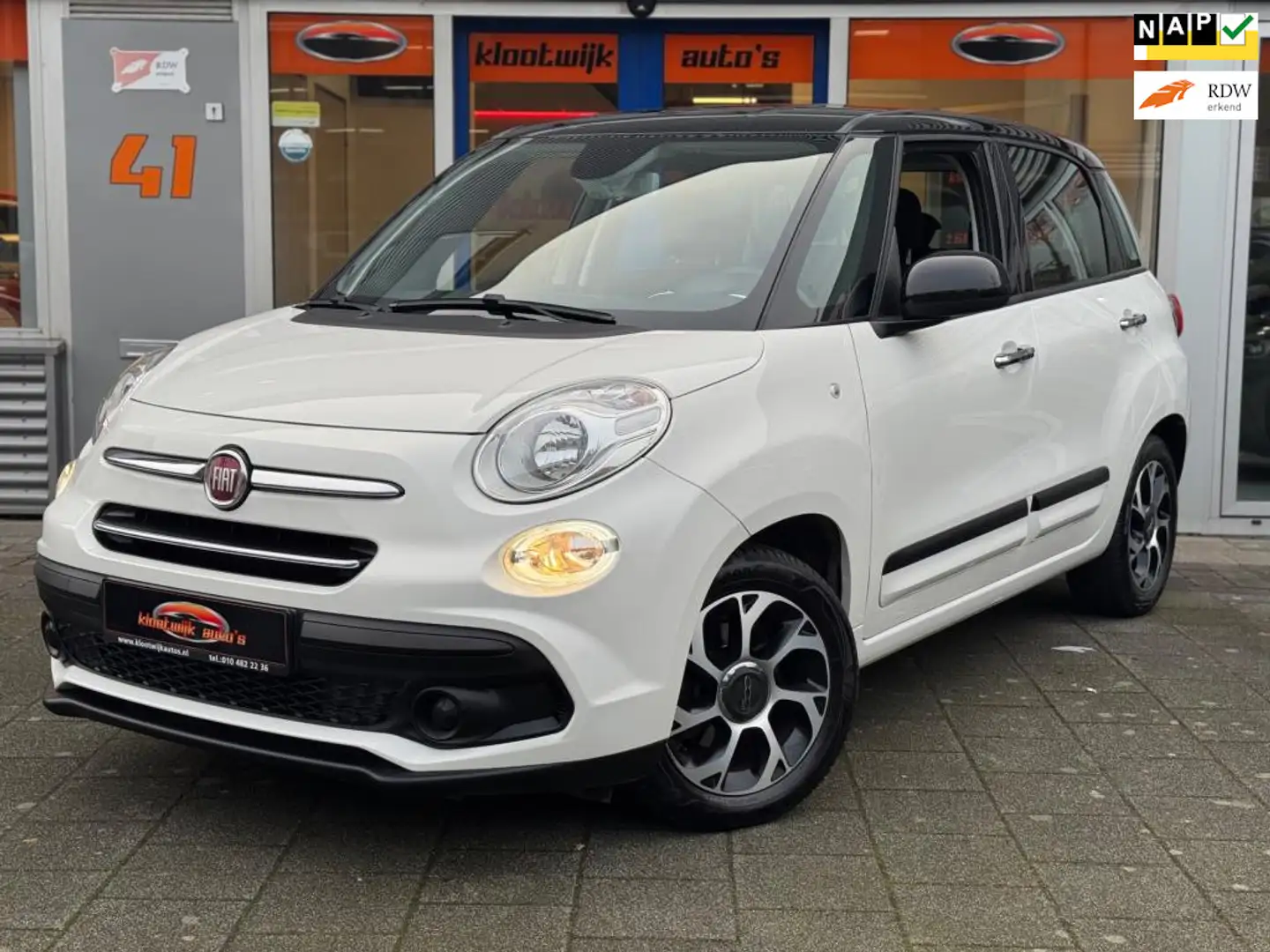 Fiat 500L 1.4 Urban Navigatie Cruise Led Bj.2020 1e Eigenaar Blanc - 1