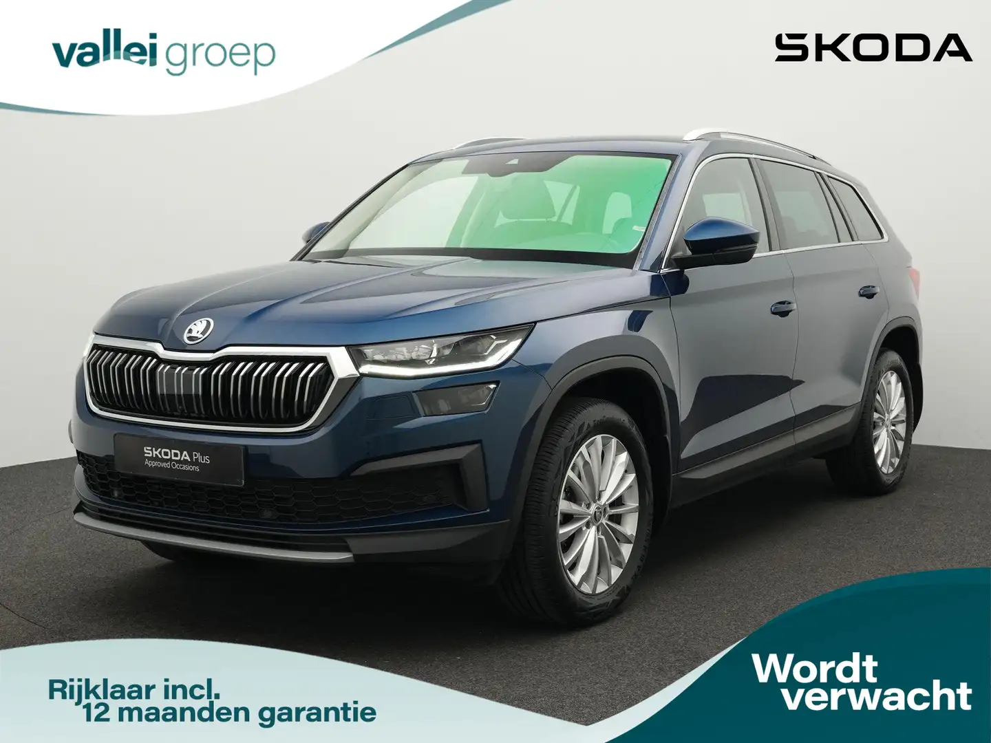 Skoda Kodiaq 7 pers. 1.5 TSI 150 pk DSG Business Edition Plus | Blauw - 1