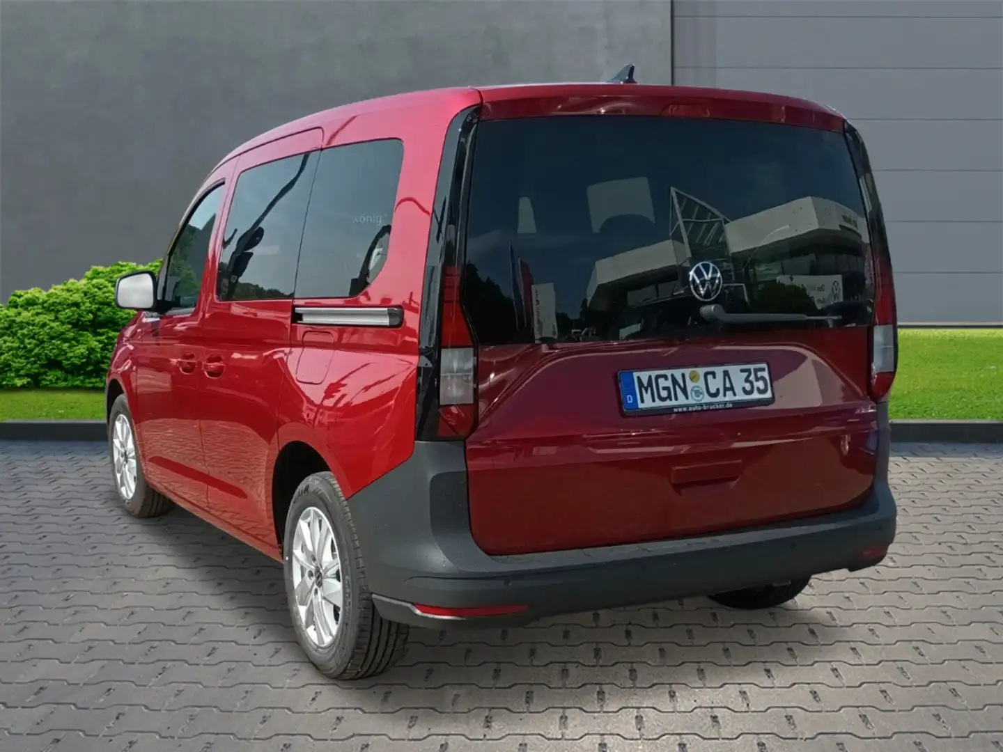 Volkswagen Caddy 5-Sitzer 2.0 TDI+Anhängerkupplung+Rückfahrkamera+S Rot - 2