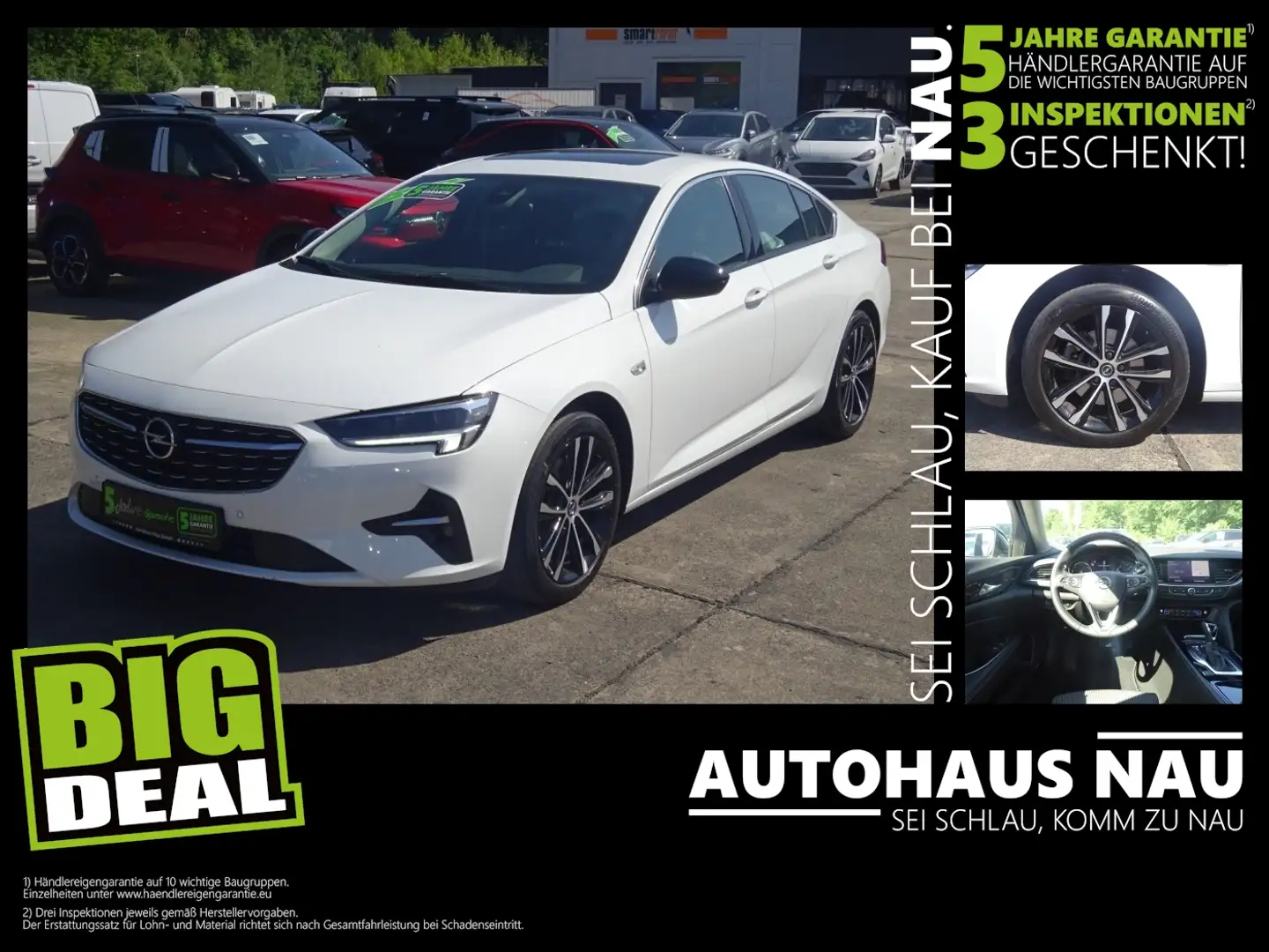 Opel Insignia GS 4x4 inkl. Inspektionspaket Big Deal! Bílá - 1