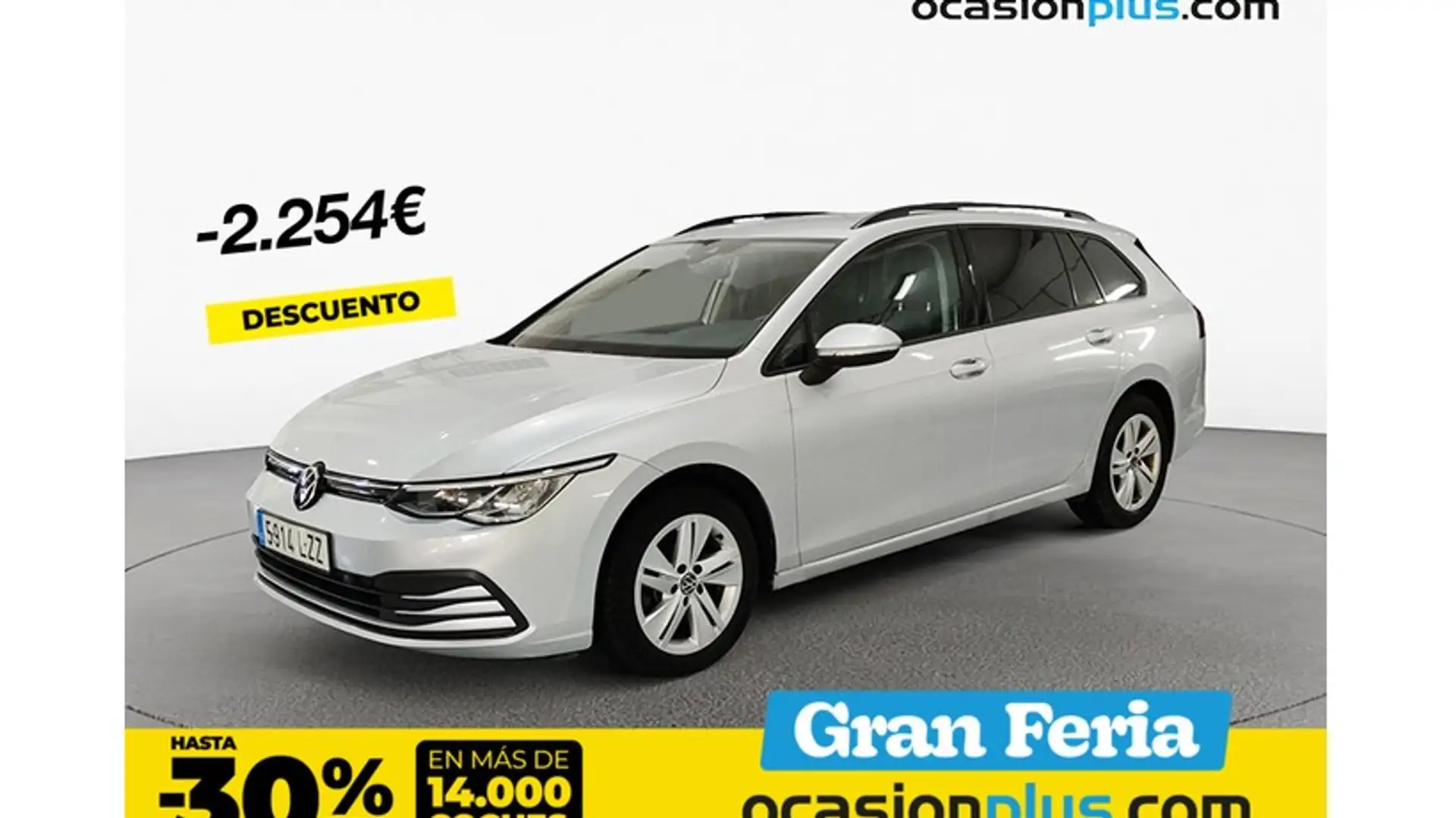 Volkswagen Golf Variant 2.0TDI Life 85kW Plateado - 1