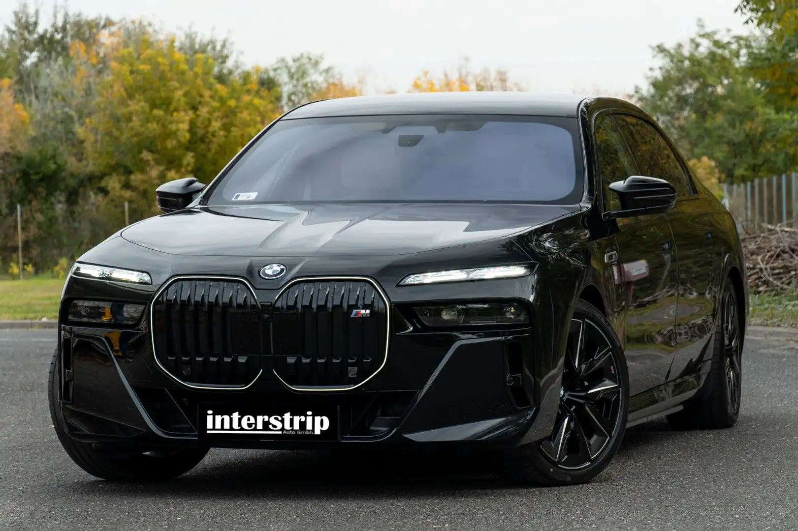 BMW 760 e HIGH.B&W.EXDRIVE.PRO.MASSAGE.KRISTALL Czarny - 1