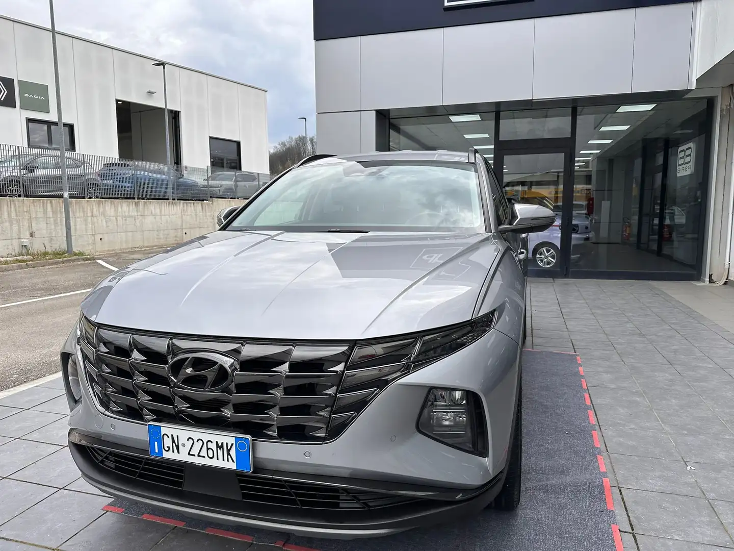 Hyundai TUCSON Tucson III 2021 1.6 hev Exellence 2wd auto Grau - 1