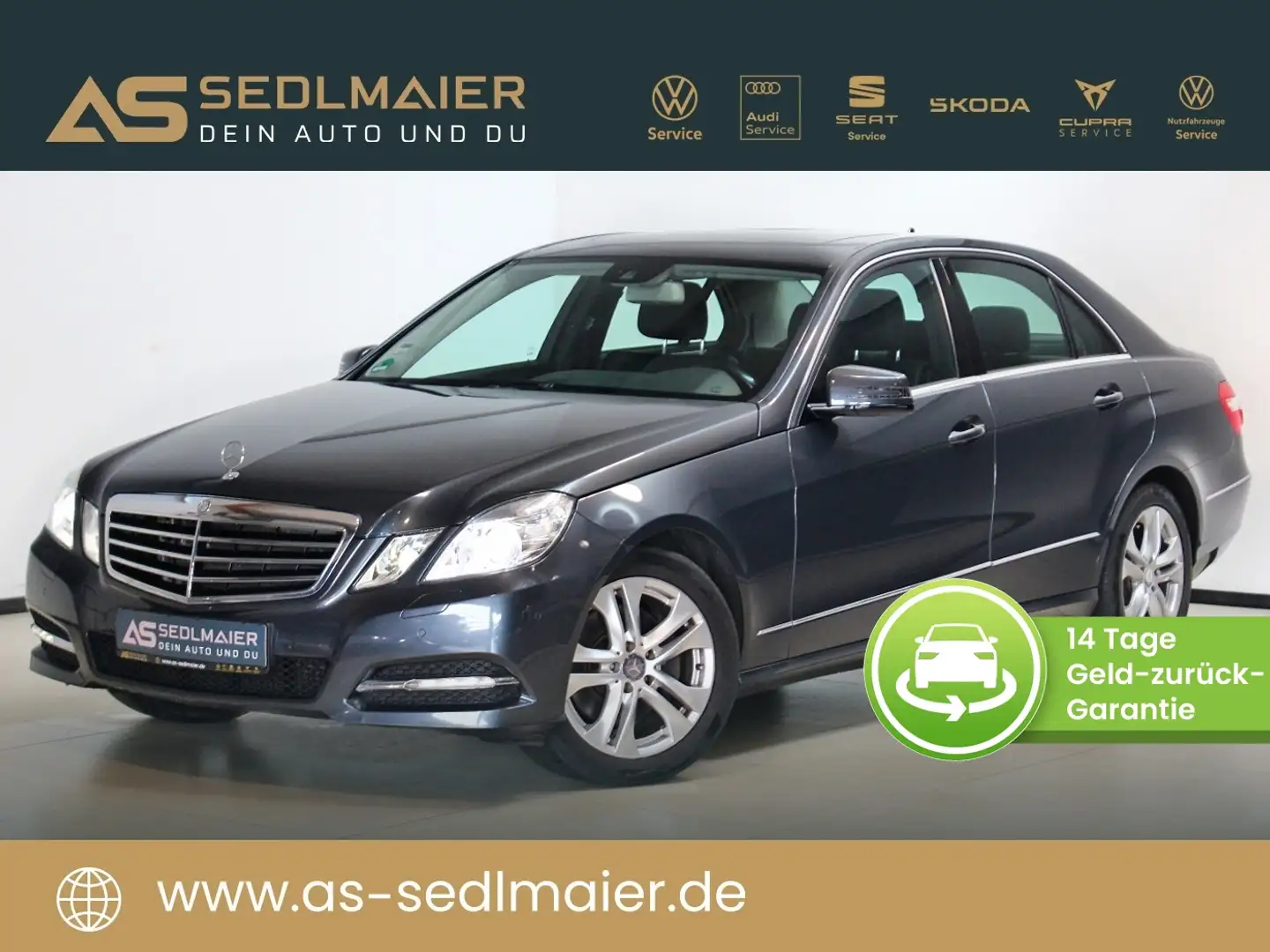 Mercedes-Benz E 350 CDI 4Matic Avantgarde SCHECKHEFT|SCHIEBDACH Gris - 1
