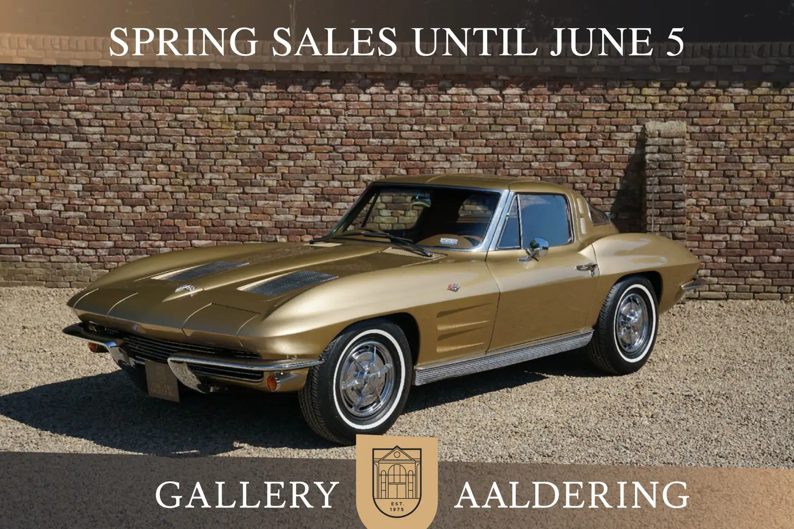 Corvette Stingray C2 Split Window PRICE REDUCTION Body-off restored Gold - 1