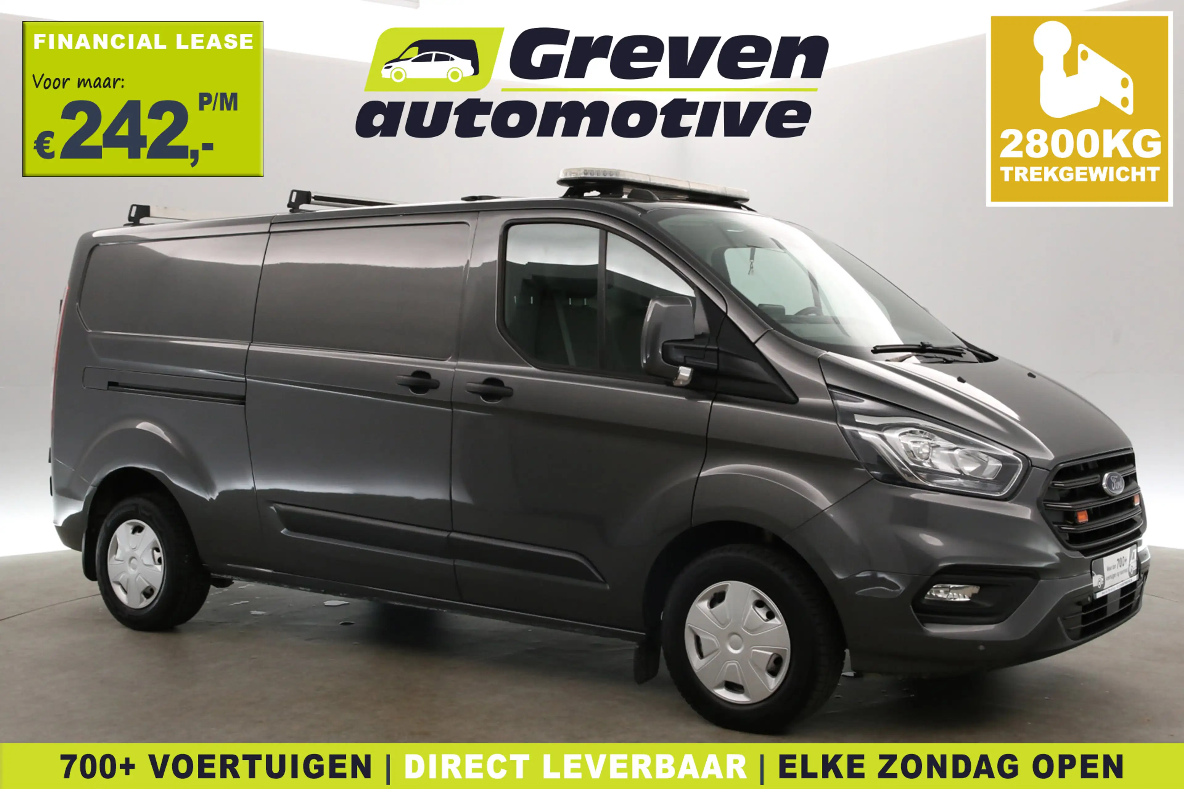 Ford Transit Custom 2.0 TDCI 170PK L2H1 | Airco | Cruise | Camera | 3