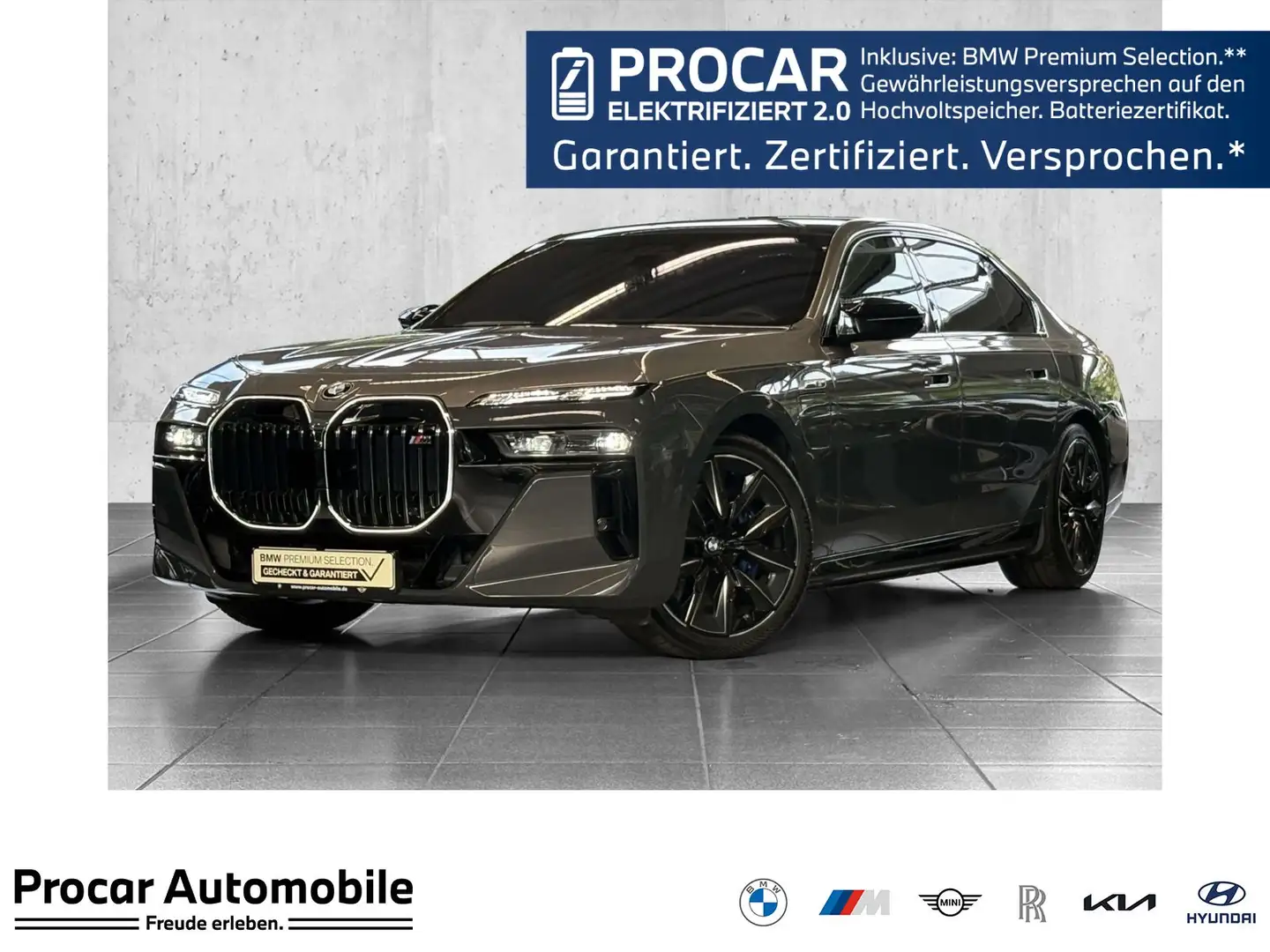 BMW 760 M760e xDrive Personal Pilot SkyLounge TV B/W PA Grijs - 1