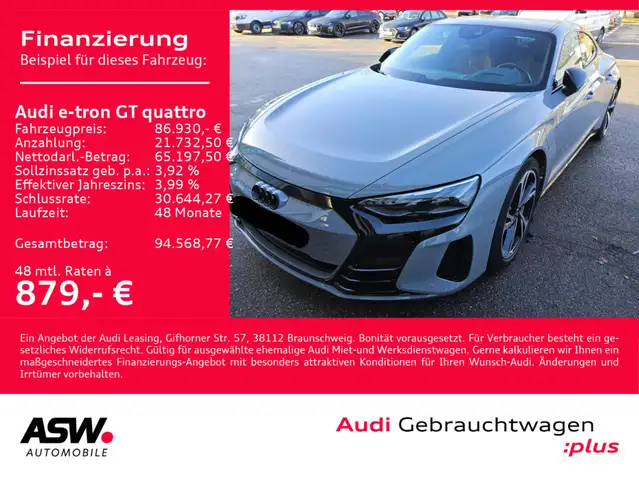 Audi e-tron GT Matrix 360° B&O PANO HUD LEDER