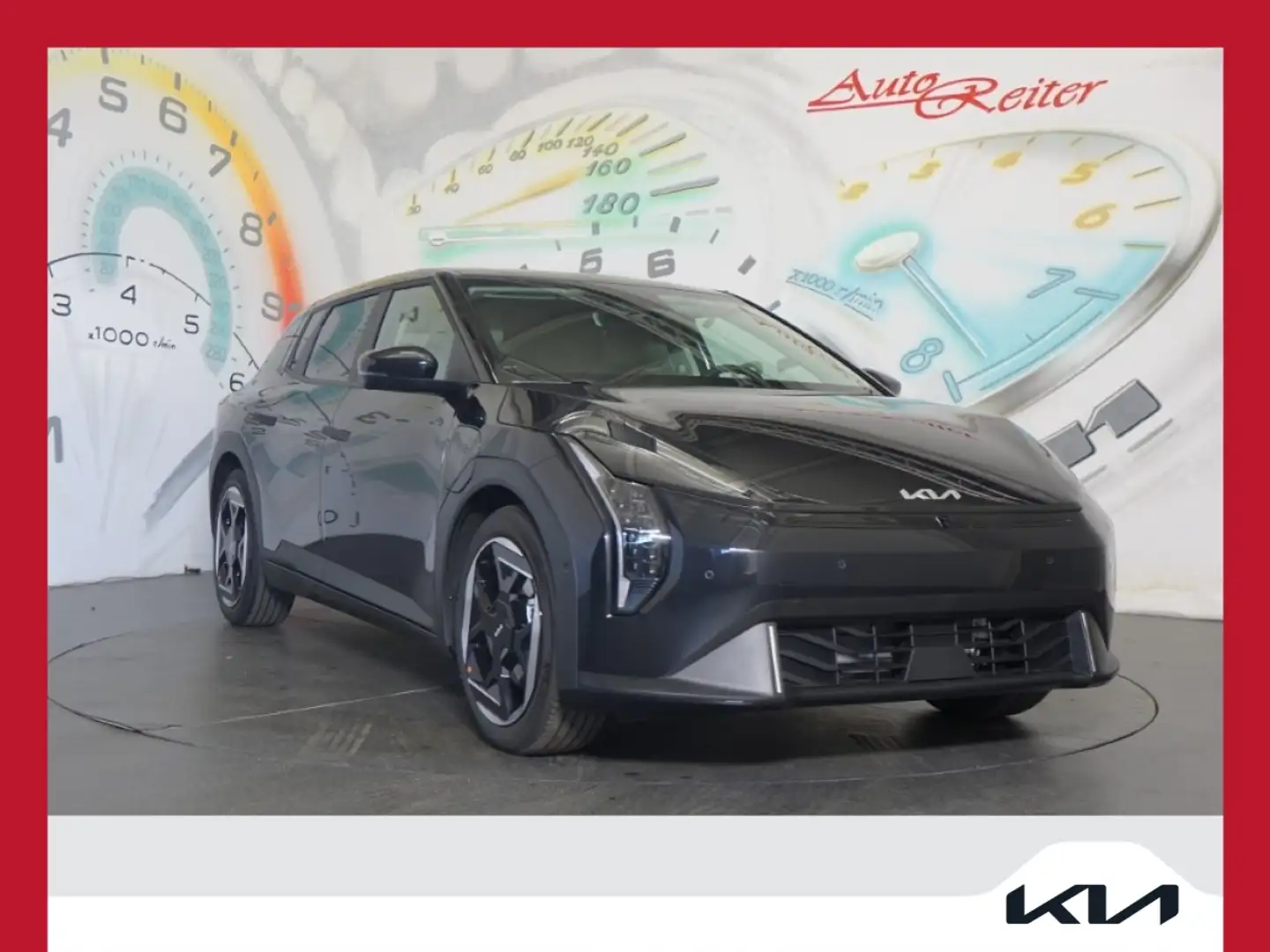 Kia EV4 KIA EV4 HB FWD 81,4kWh Earth Plus *NAVI, LED, RFK* Schwarz - 1