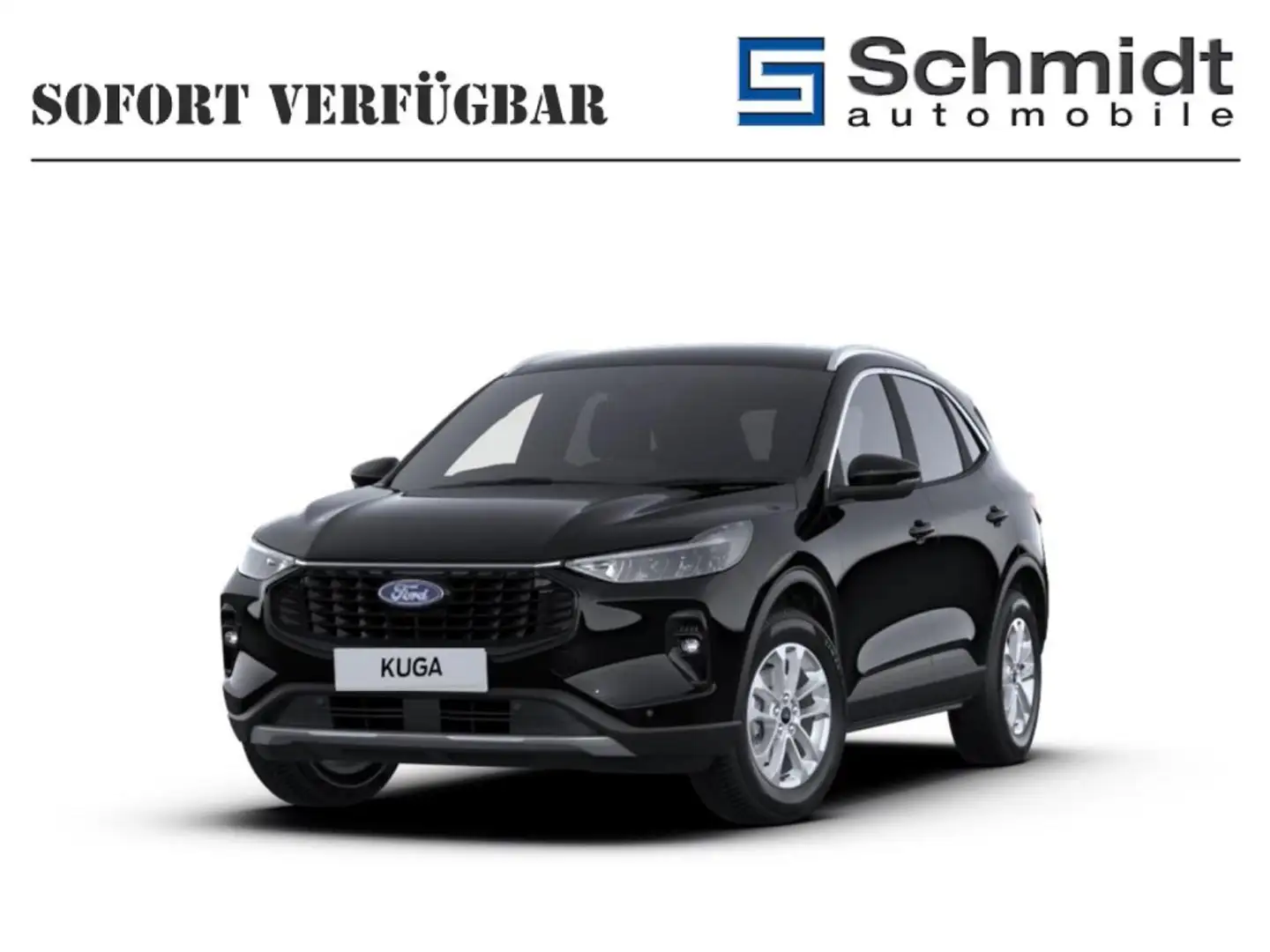 Ford Kuga Titanium 2,5L Duratec FHEV 180PS A FWD Schwarz - 1