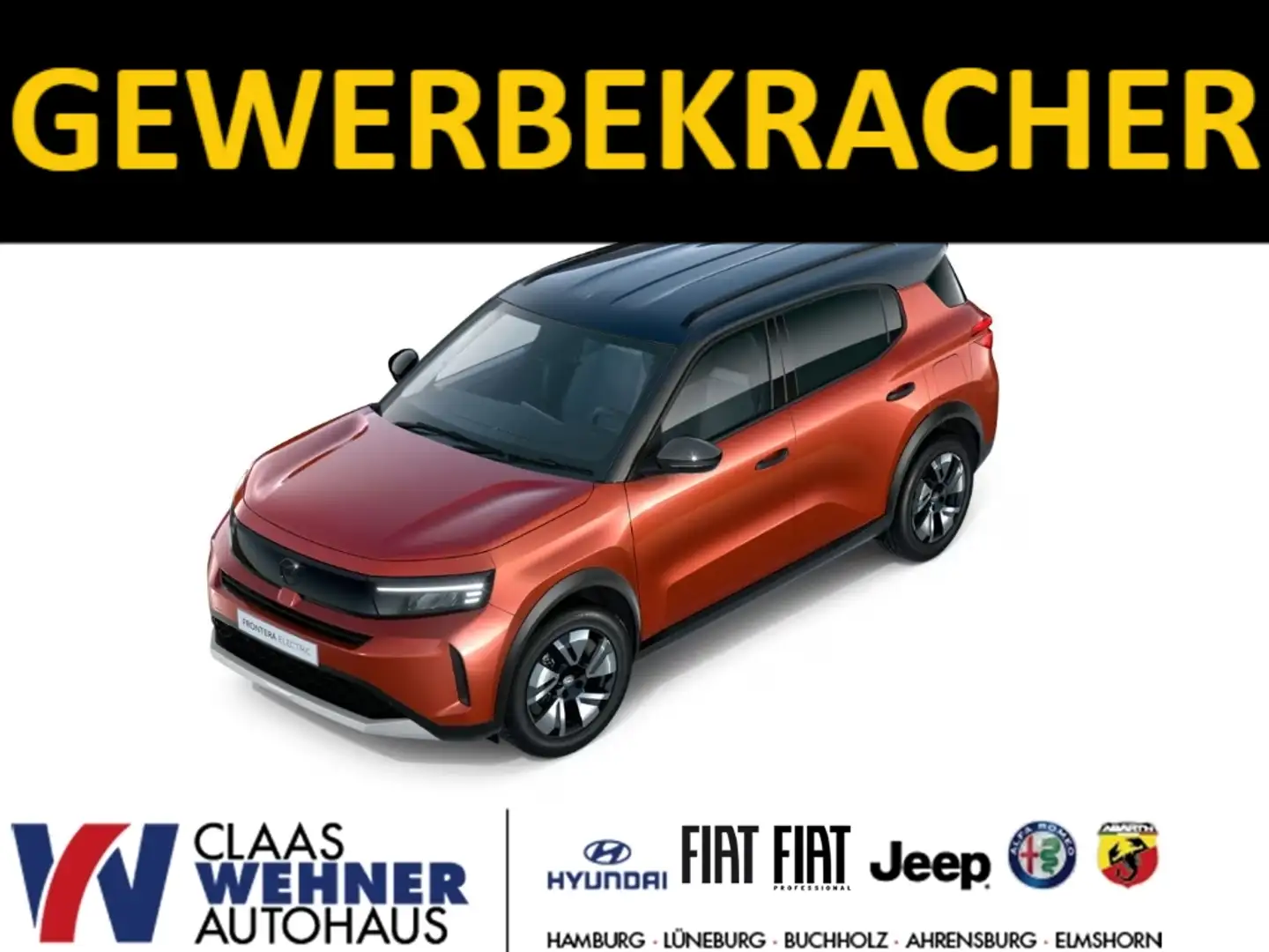 Opel Frontera Hybrid Edition 5 Türer 110 PS Tech-Paket LED-Schei Orange - 1