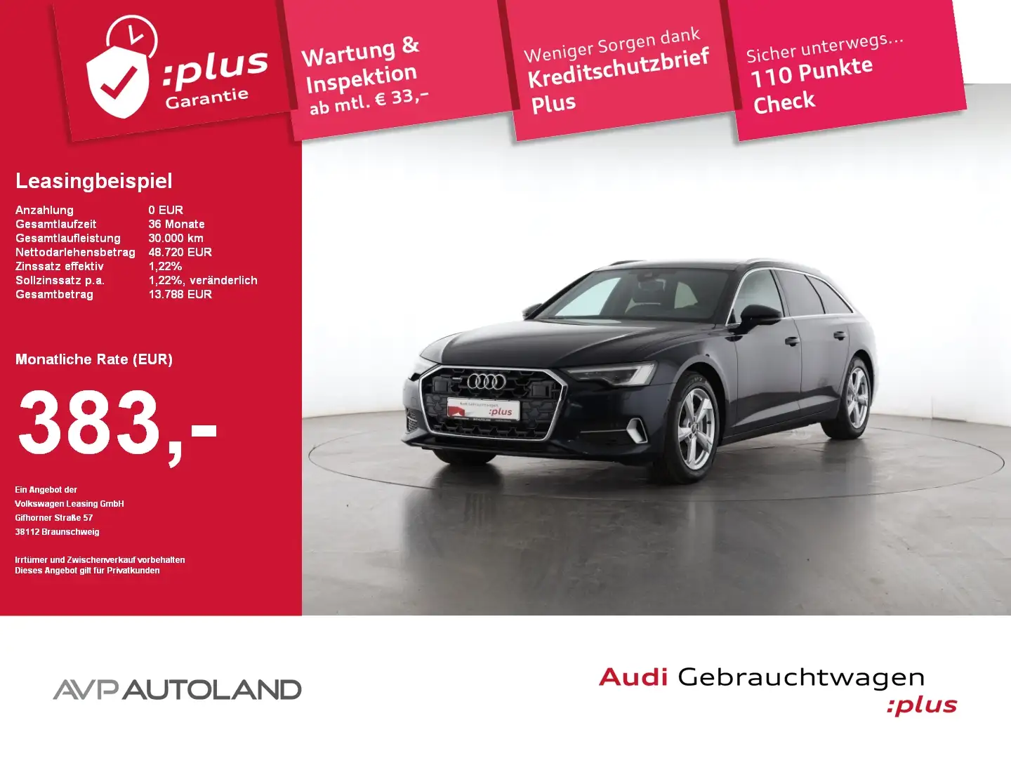 Audi A6 Avant 40 TDI quattro S tronic advanced | PANO Blau - 1
