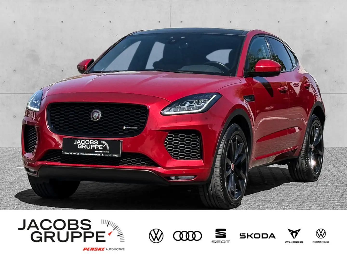 Jaguar E-Pace R-Dynamic SE AWD NAVI/PANO/ACC/KEYLESS Rood - 1