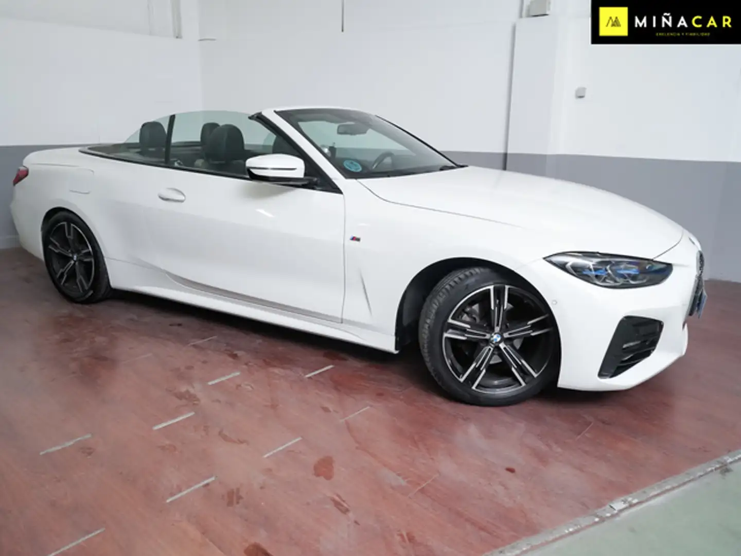 BMW 420 420iA Cabrio Blanc - 2