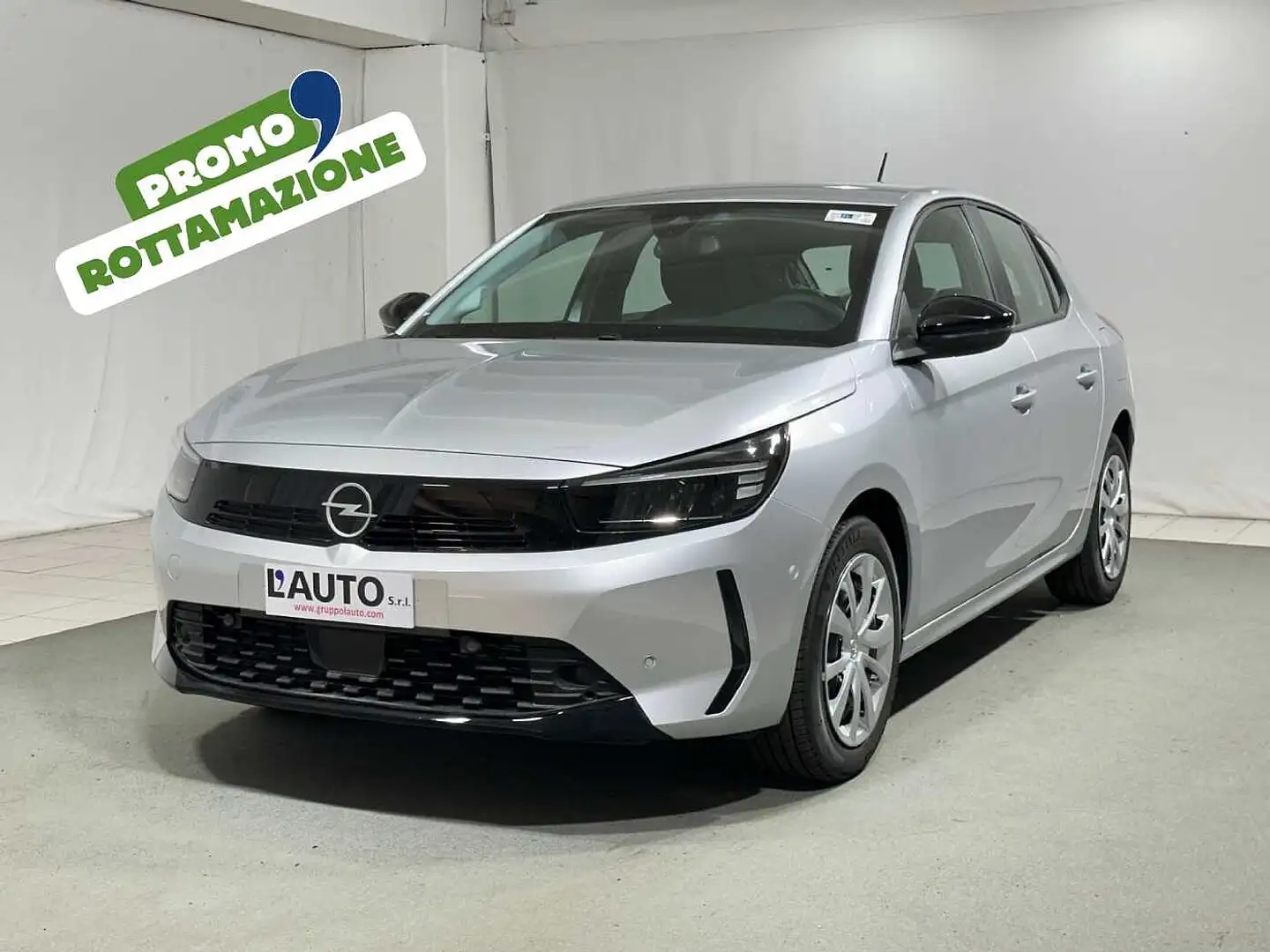 Opel Corsa 1.2 75cv KM ZERO Argento - 1