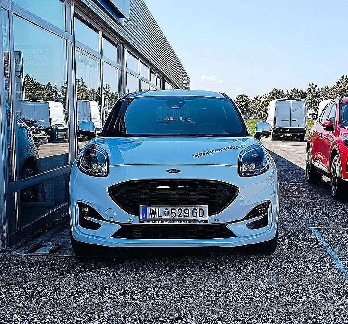 Ford Puma 1,0 EcoBoost Hybrid ST-Line Weiß - 2