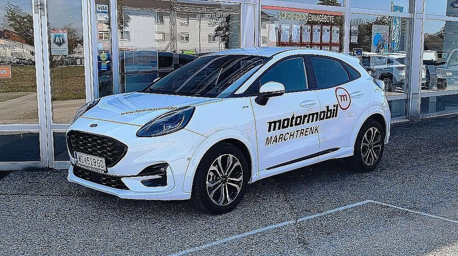 Ford Puma 1,0 EcoBoost Hybrid ST-Line Weiß - 1