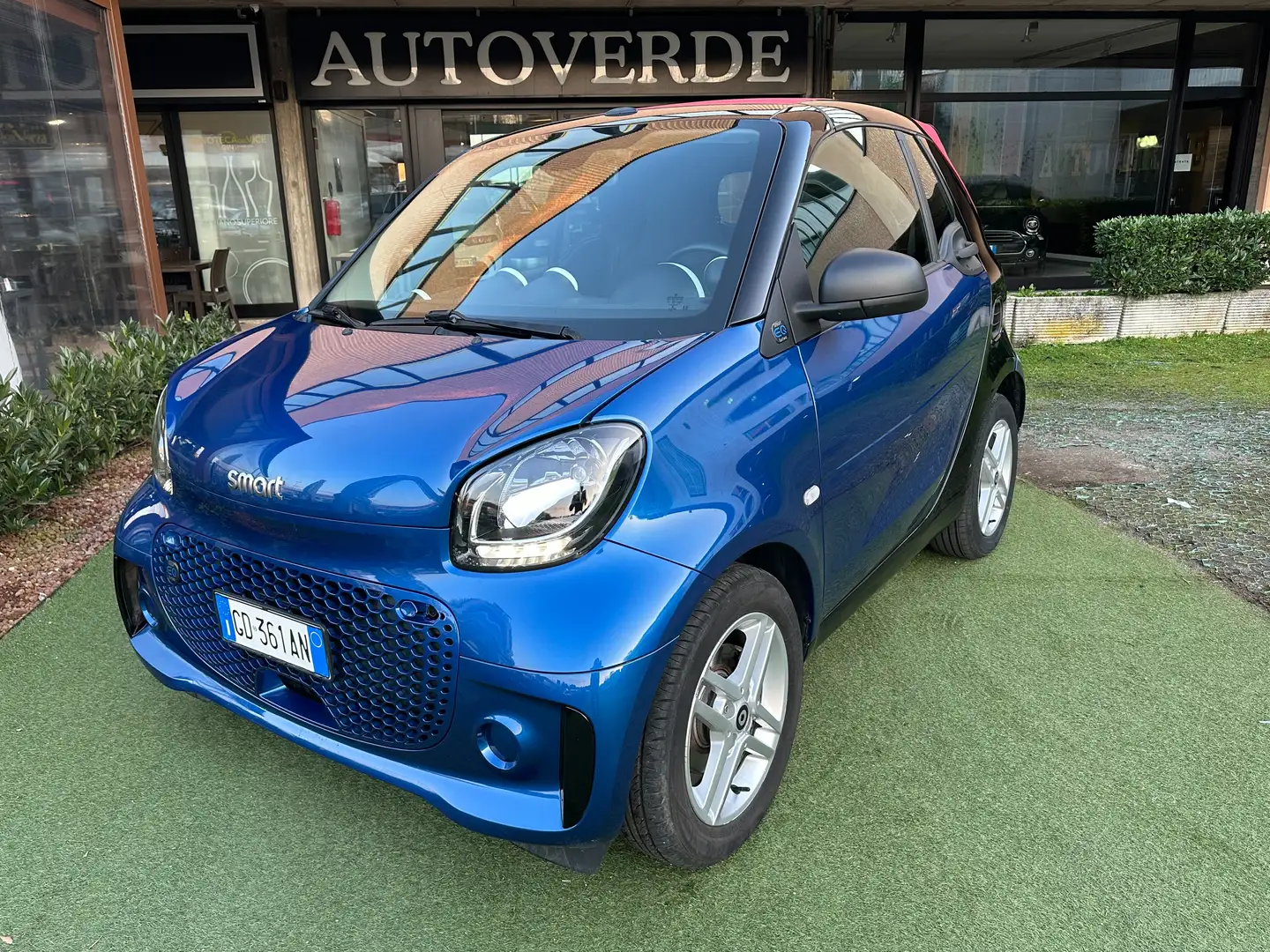 smart forTwo Cabrio EQ Pure UNIP. 30000KM OK NEOPATENTATI Blauw - 1