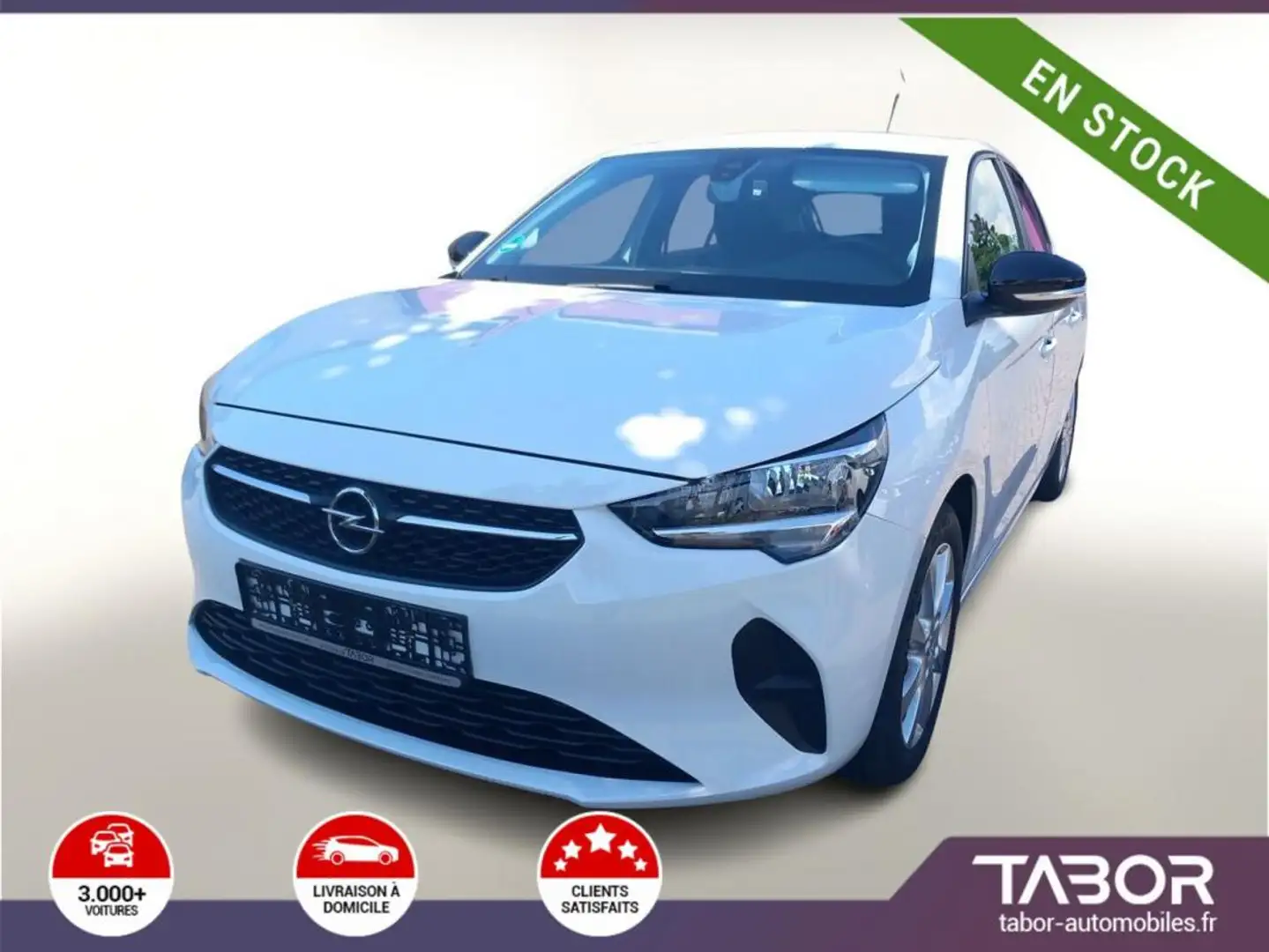 Opel Corsa F 1.2 75 Edition Cam Radars Clima Blanc - 1