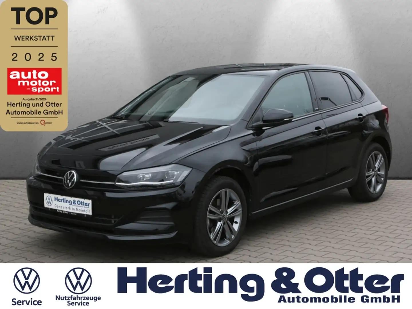 Volkswagen Polo United ACC LED Kamera 8-fach bereift Klima Navi AP Schwarz - 1