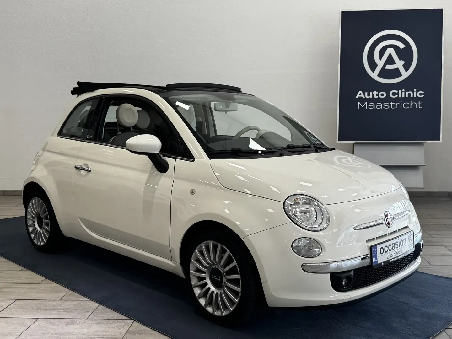 Fiat 500C 0.9 TwinAir CABRIO | 12 MDN GARANTIE | AIRCO-ECC | Wit - 1