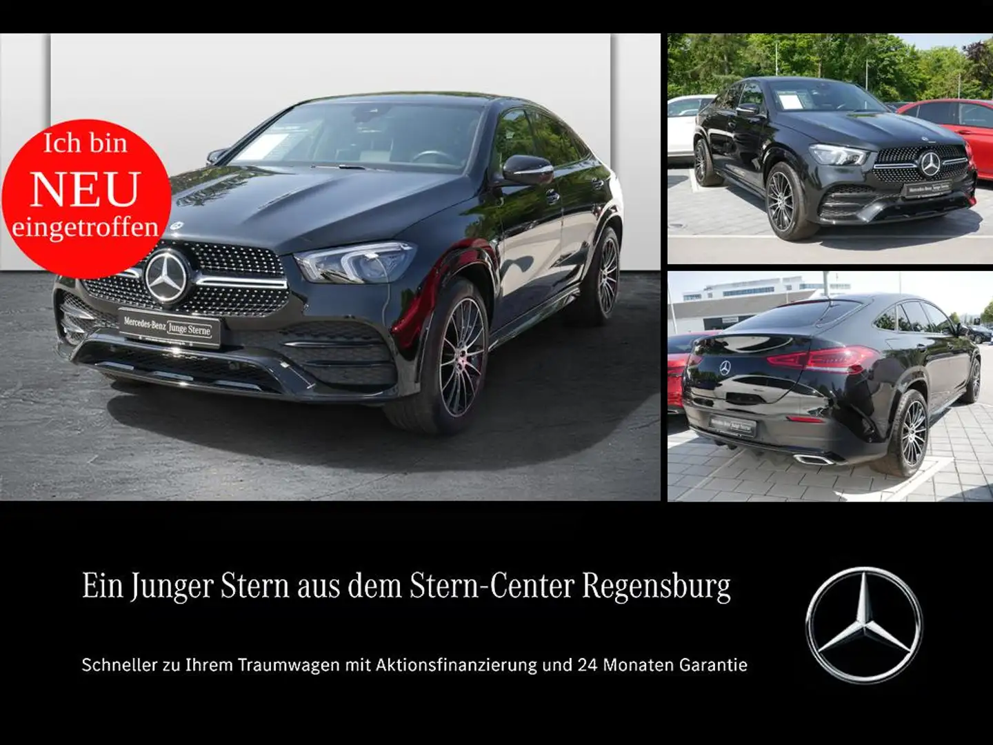 Mercedes-Benz GLE 400 d 4M Coupé AMG+PANO+AHK+MULTIBEAM+NIGHT+ Schwarz - 1