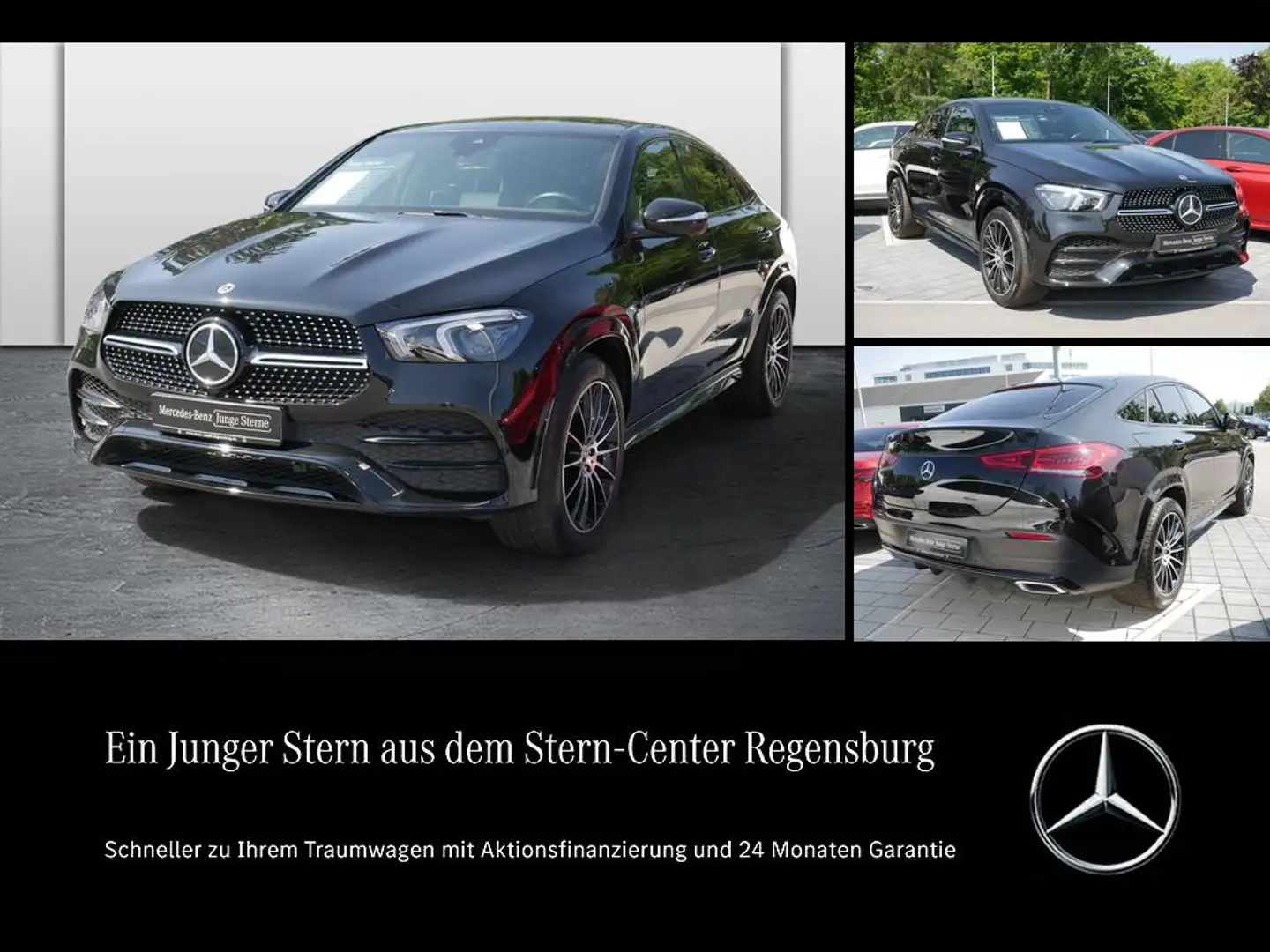 Mercedes-Benz GLE 400 d 4M Coupé AMG+PANO+AHK+MULTIBEAM+NIGHT+ Noir - 1